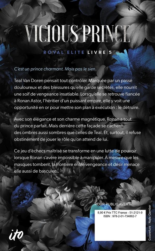 Quatrième de couverture de « Vicious Prince »
