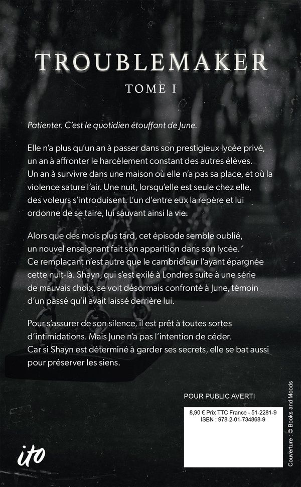 Quatrième de couverture de « TROUBLEMAKER - T01 - TROUBLEMAKER »