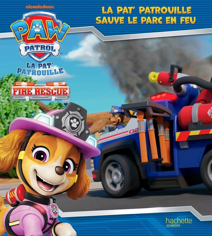 Couverture du livre « La Pat' Patrouille sauve le parc en feu » de Nickelodeon, librairie Les Contes Infusés à Corte