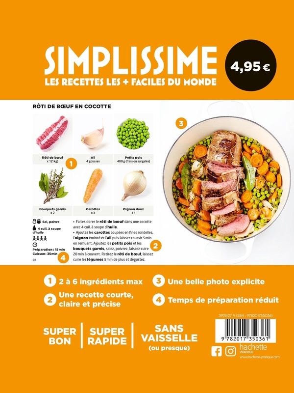 Quatrième de couverture de « Cocottes et mijotés »