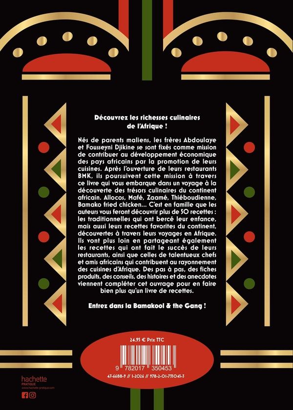 Quatrième de couverture de « BMK : cuisines d'Afrique de Paris à Bamako »
