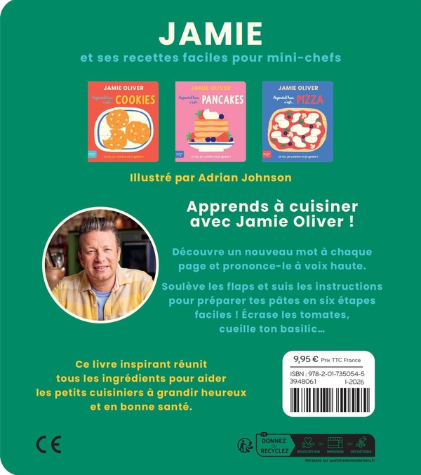 Quatrième de couverture de « Aujourd'hui, c'est pasta »