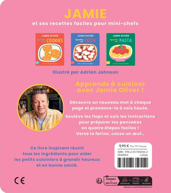 Quatrième de couverture de « Aujourd'hui, c'est pancakes »