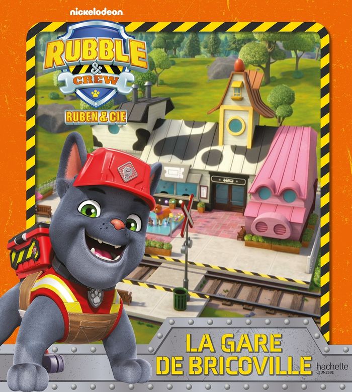 Couverture du livre « La gare de Bricoville » de Nickelodeon, librairie Les Contes Infusés à Corte