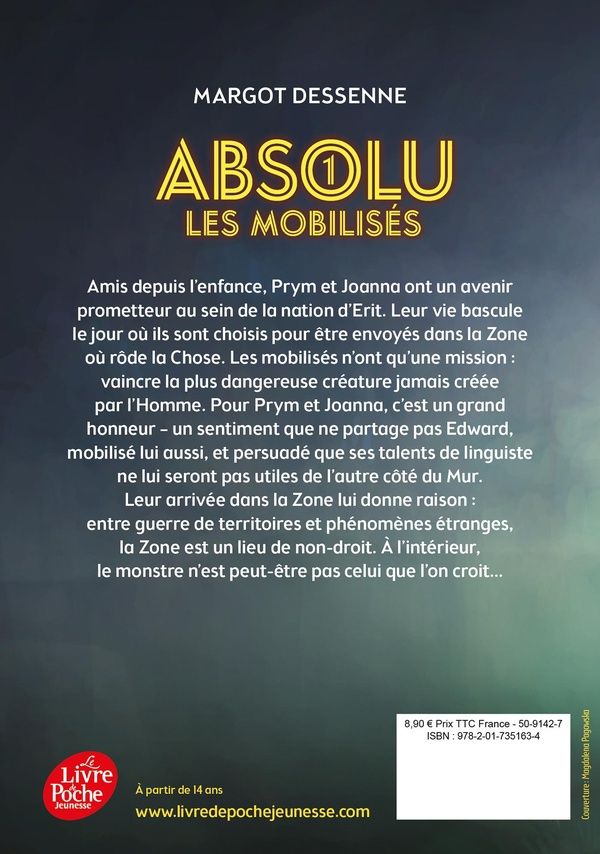 Quatrième de couverture de « Absolu »