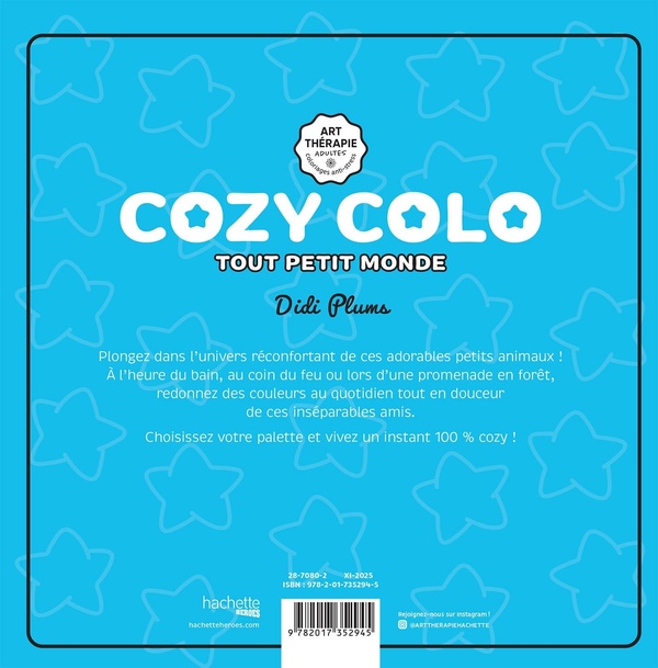 Quatrième de couverture de « COZY COLO DIDI PLUMS : TOUT PETIT MONDE »