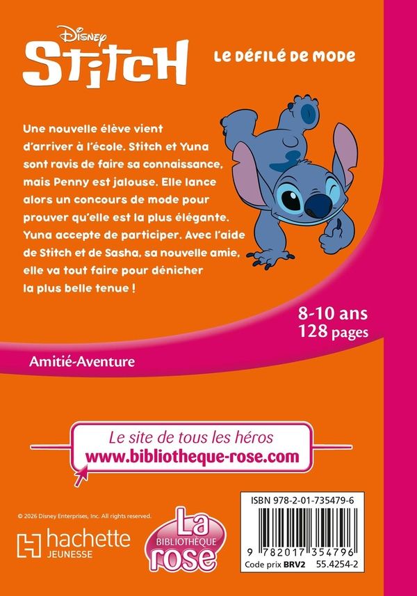 Quatrième de couverture de « Stitch ! : Le défilé de mode »