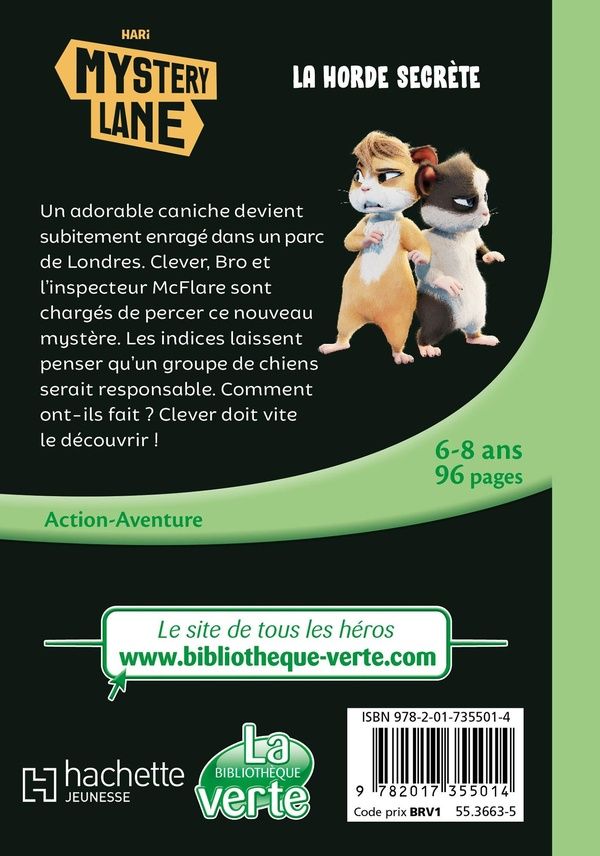 Quatrième de couverture de « Mystery Lane : La horde secrète »