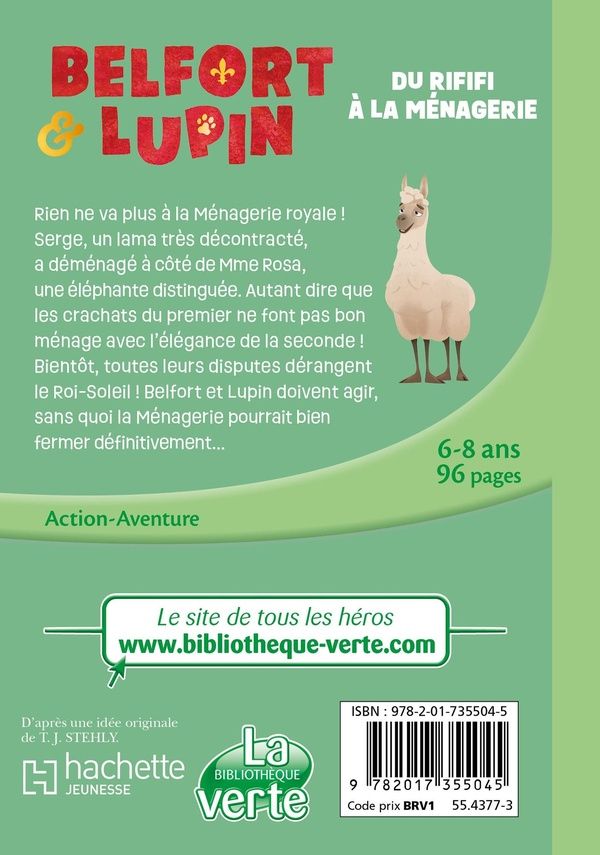 Quatrième de couverture de « Belfort & Lupin : du rififi à la Ménagerie »