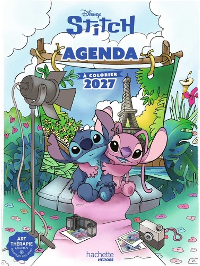 Couverture : AGENDA DISNEY 2027 - STITCH