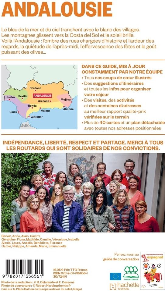 Quatrième de couverture de « Andalousie »