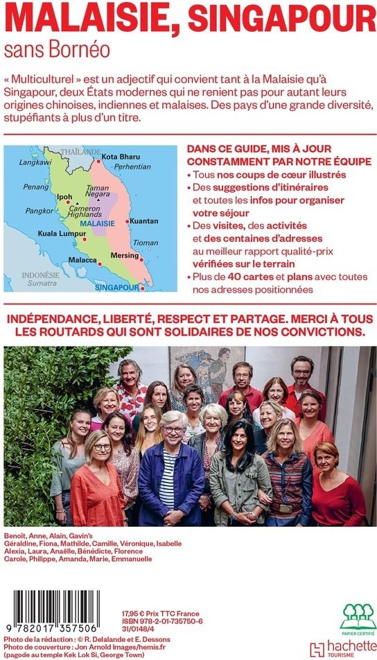 Quatrième de couverture de « Malaisie, Singapour : sans Bornéo »