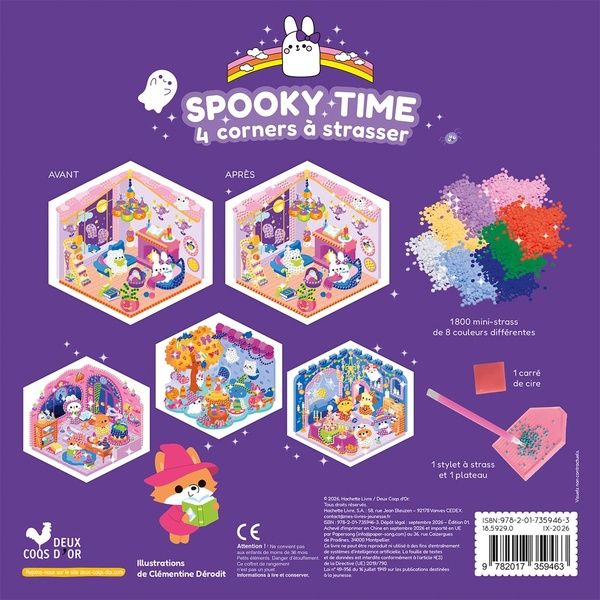 Quatrième de couverture de « MES PETITS AMIS - SPOOKY TIME - 4 CORNERS A STRASSER »