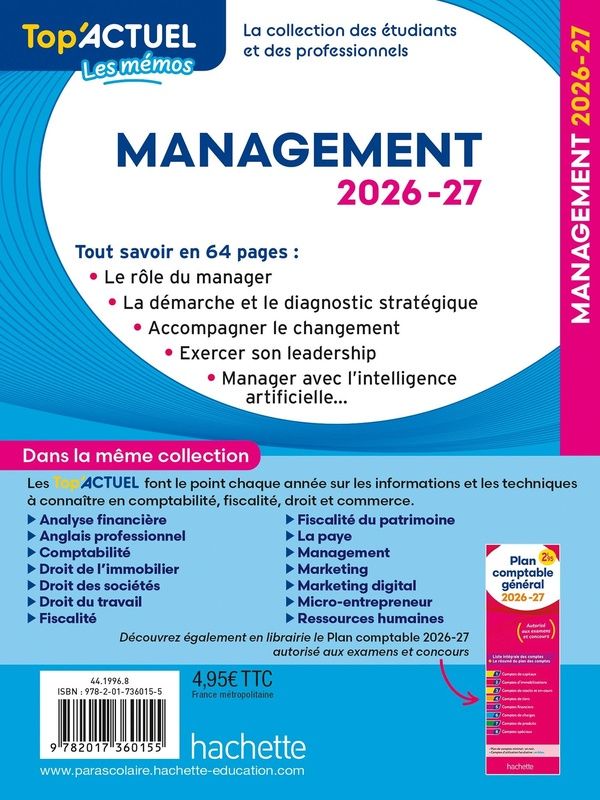 Quatrième de couverture de « Management 2026-27 »