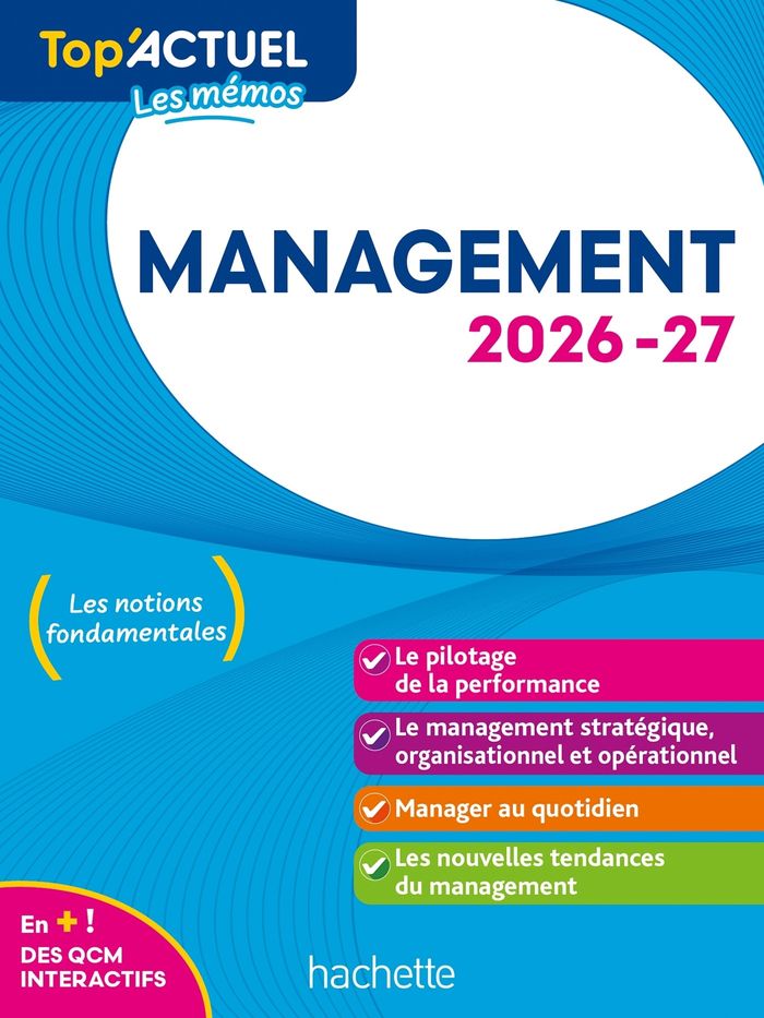 Couverture du livre « Management 2026-27 » de Hamza Merabet, librairie Les Contes Infusés à Corte