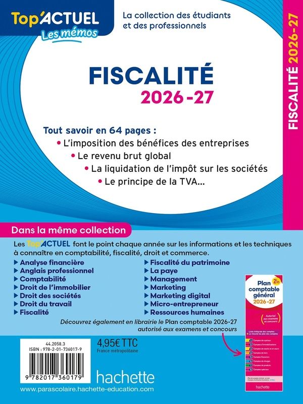 Quatrième de couverture de « Fiscalité 2026-27 »
