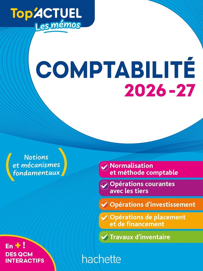 Couverture du livre « Comptabilité 2026-27 » de Gilles Meyer, librairie Les Contes Infusés à Corte