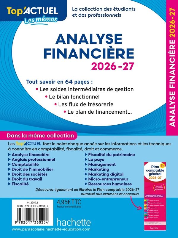 Quatrième de couverture de « Analyse financière 2026-27 »