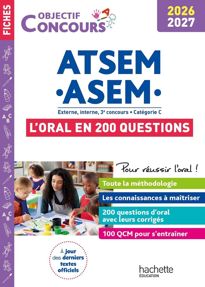 Couverture du livre « ATSEM-ASEM : externe, interne, 3e concours, catégorie C », librairie Les Contes Infusés à Corte