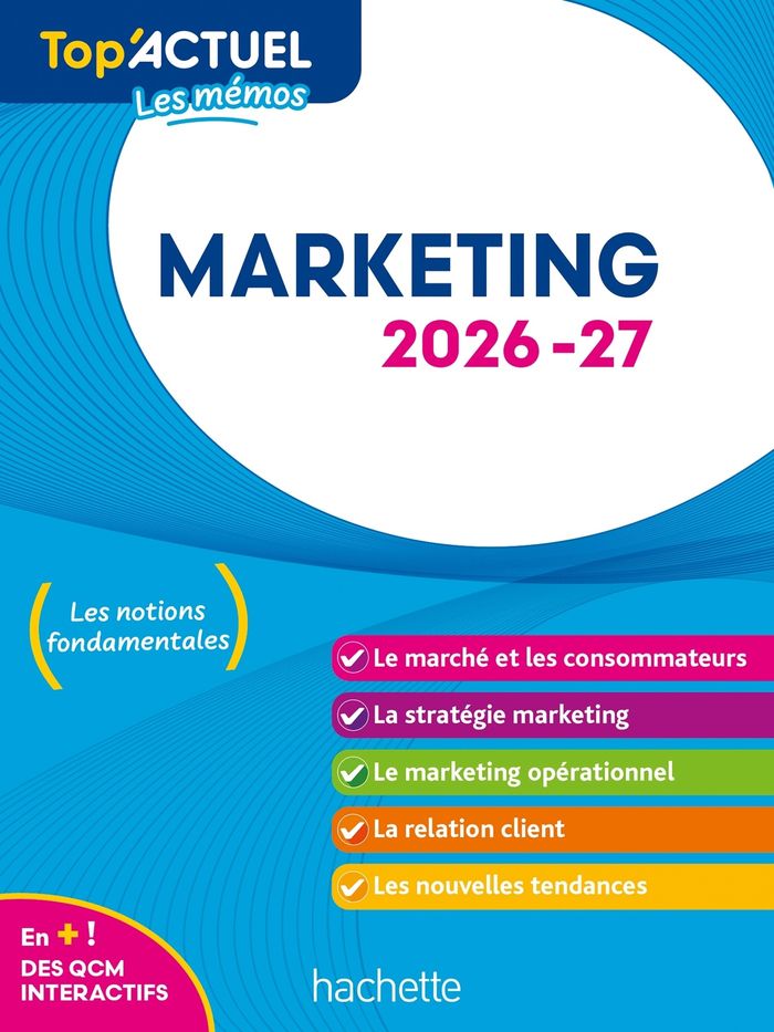 Couverture du livre « Marketing 2026-27 » de Hamza Merabet, librairie Les Contes Infusés à Corte