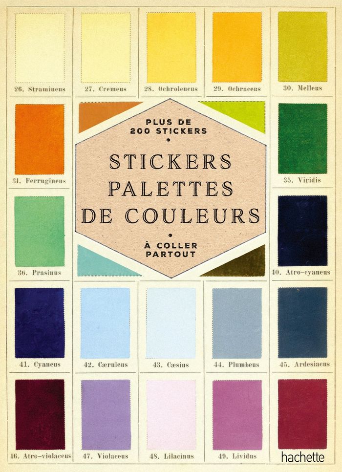 Couverture du livre « STICKERS PALETTES DE COULEURS - PLUS DE 200 STICKERS A COLLER PARTOUT » de Collectif, librairie Les Contes Infusés à Corte