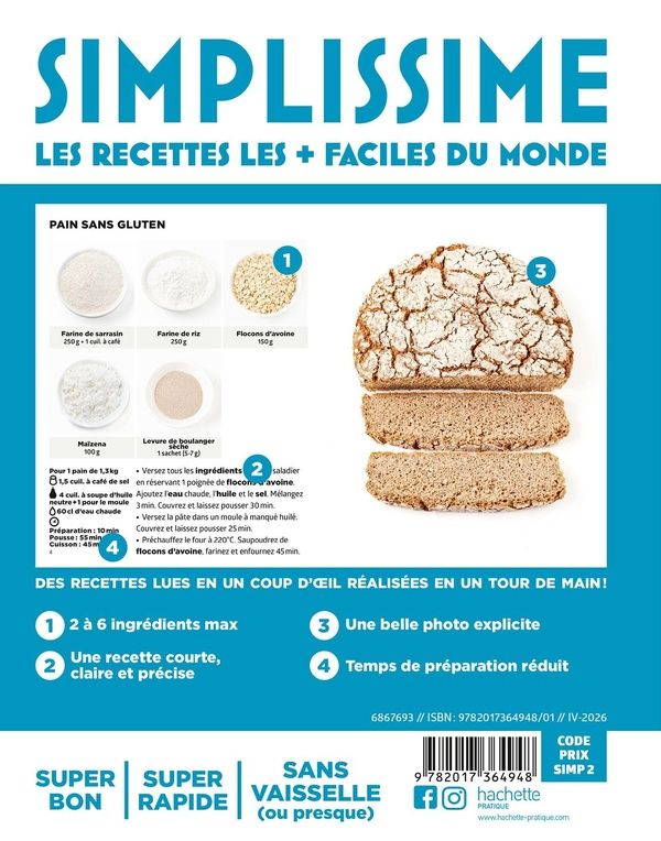 Quatrième de couverture de « Sans gluten »