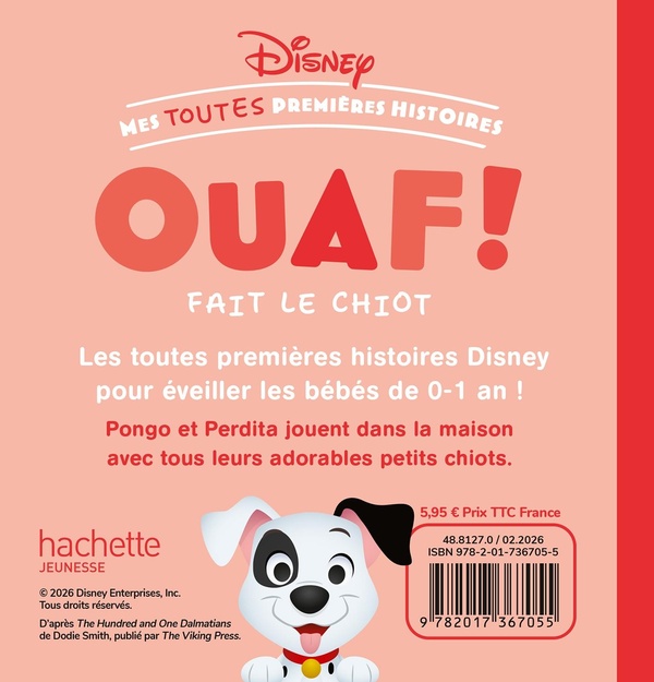 Quatrième de couverture de « Ouaf fait le chiot ! »