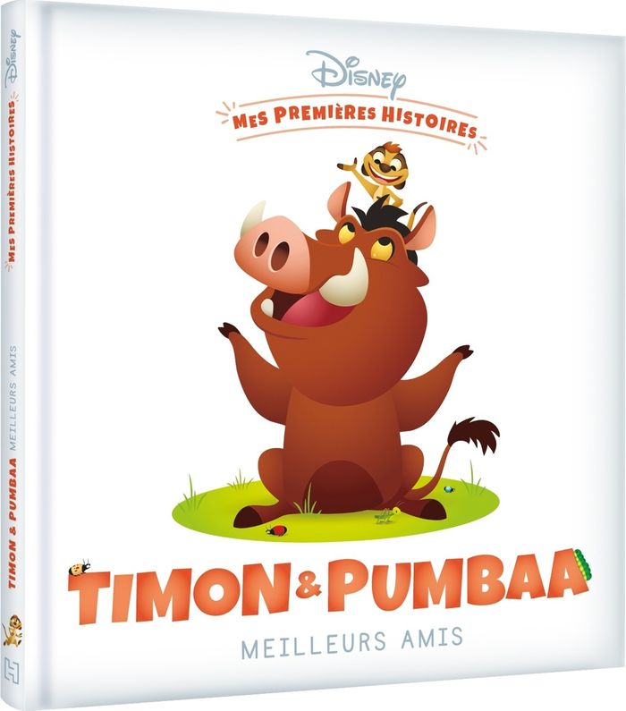 Couverture du livre « DISNEY - MES PREMIERES HISTOIRES - TIMON ET PUMBAA MEILLEURS AMIS » de Disney, librairie Les Contes Infusés à Corte