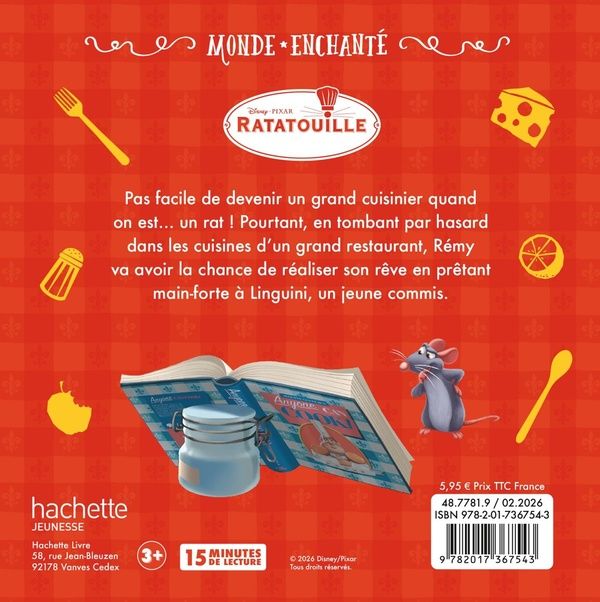 Quatrième de couverture de « Ratatouille »