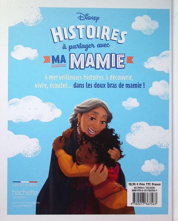 Quatrième de couverture de « Histoires à partager avec ma mamie »