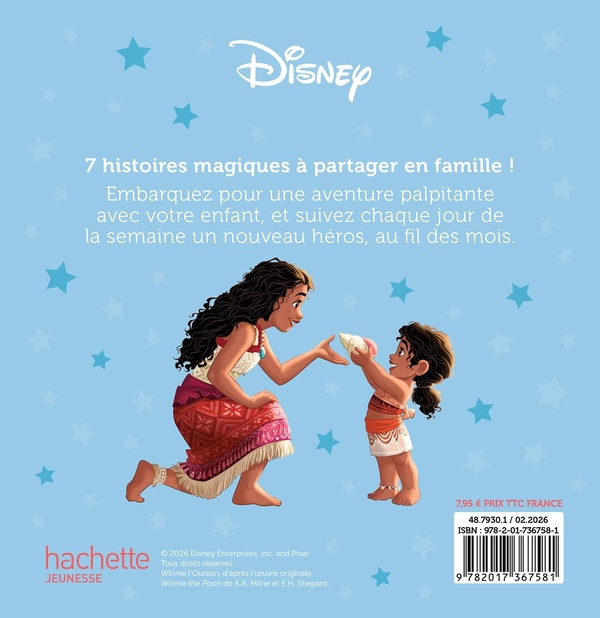 Quatrième de couverture de « 7 Histoires pour la Semaine : au fil des saisons »