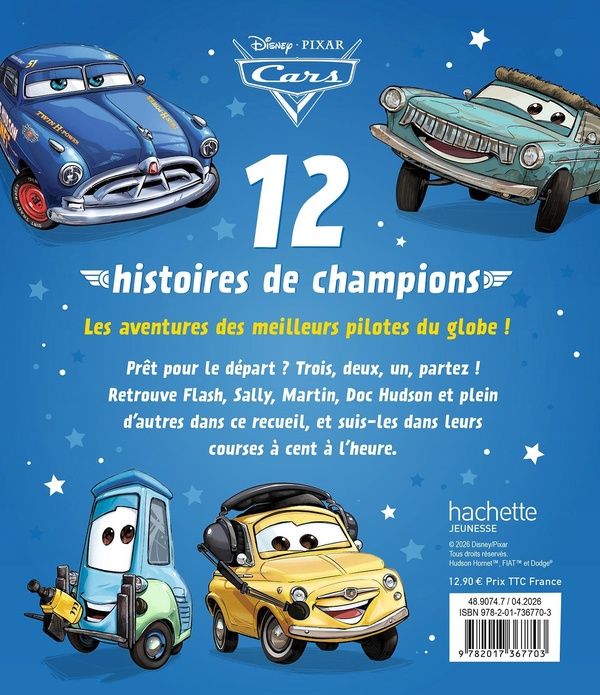 Quatrième de couverture de « 12 histoires de champions »