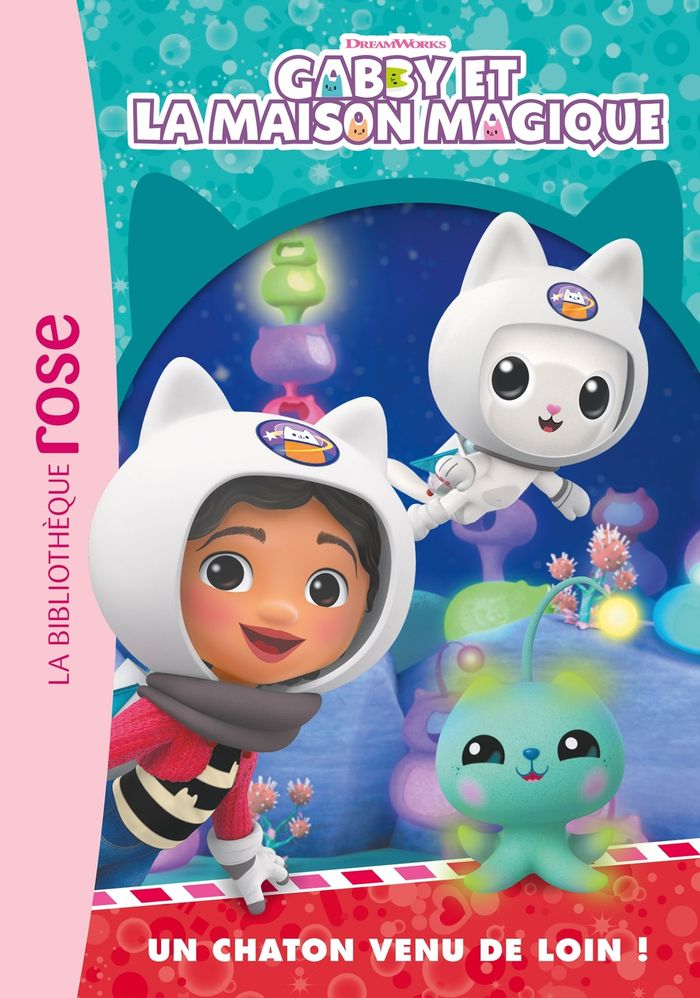 Couverture du livre « Gabby et la maison magique : un chaton venu de loin ! » de Universal Studios, librairie Les Contes Infusés à Corte