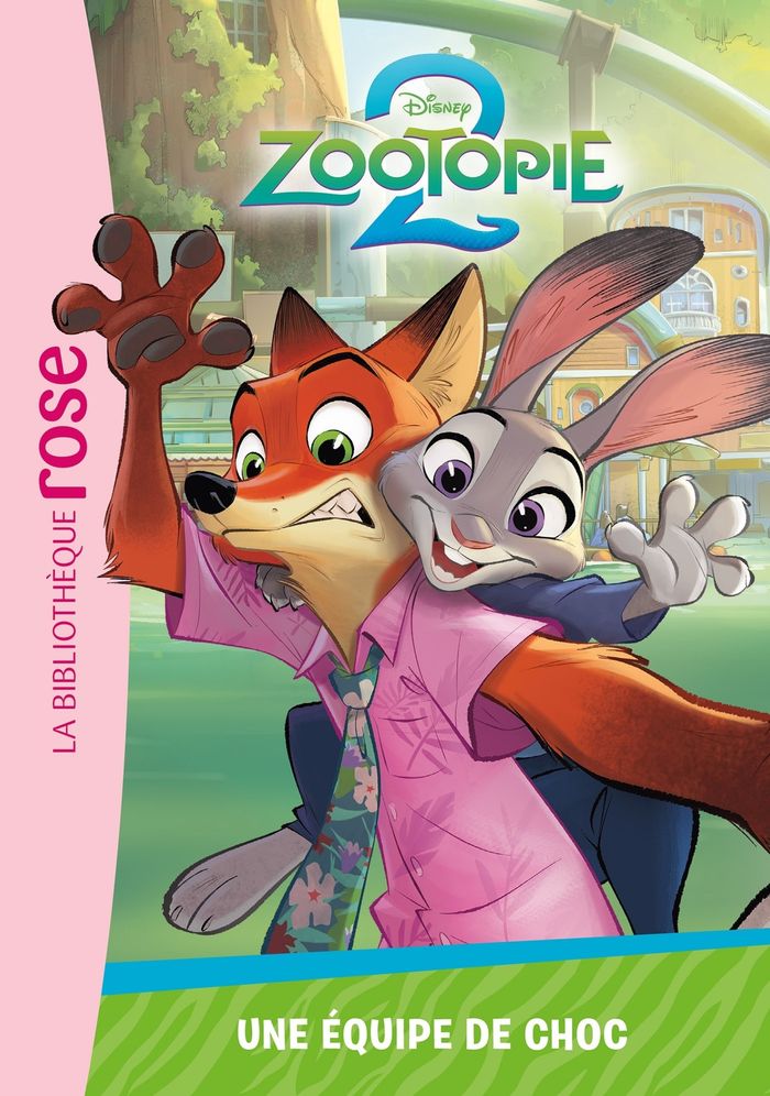 Couverture du livre « Zootopie 2 : une équipe de choc » de Disney, librairie Les Contes Infusés à Corte