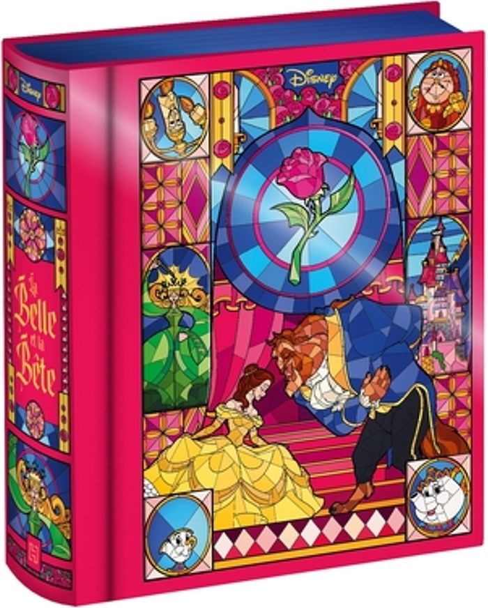 Couverture du livre « LA BELLE ET LA BETE - LE GRIMOIRE - DISNEY PRINCESSES » de Disney, librairie Les Contes Infusés à Corte