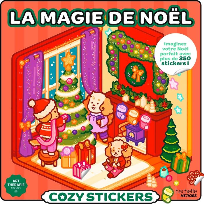 Couverture du livre « COZY STICKERS - LA MAGIE DE NOEL », librairie Les Contes Infusés à Corte