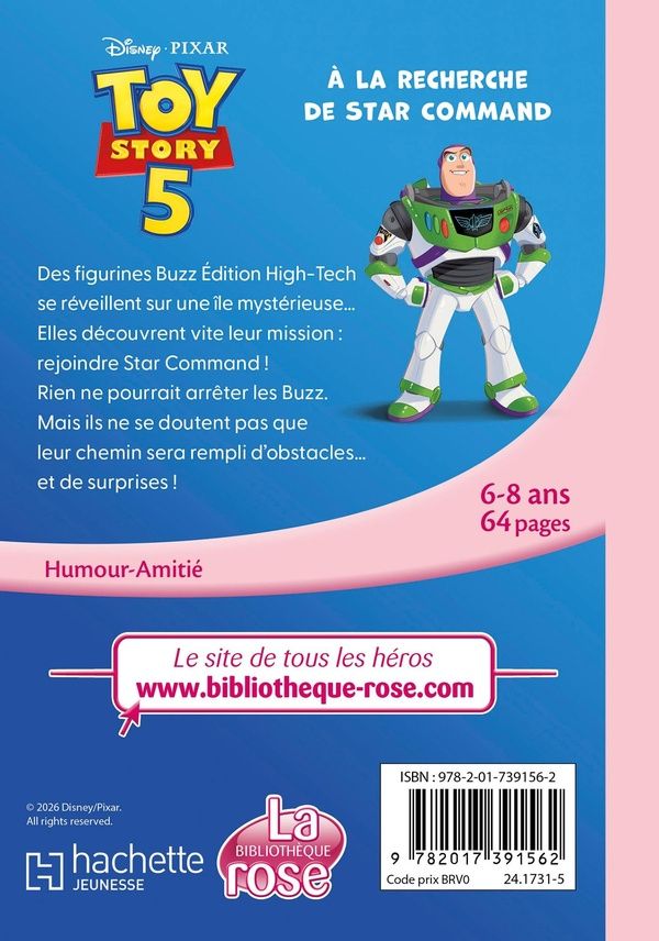 Quatrième de couverture de « TOY STORY 5, TOME 01 - A LA RECHERCHE DE STAR COMMAND »