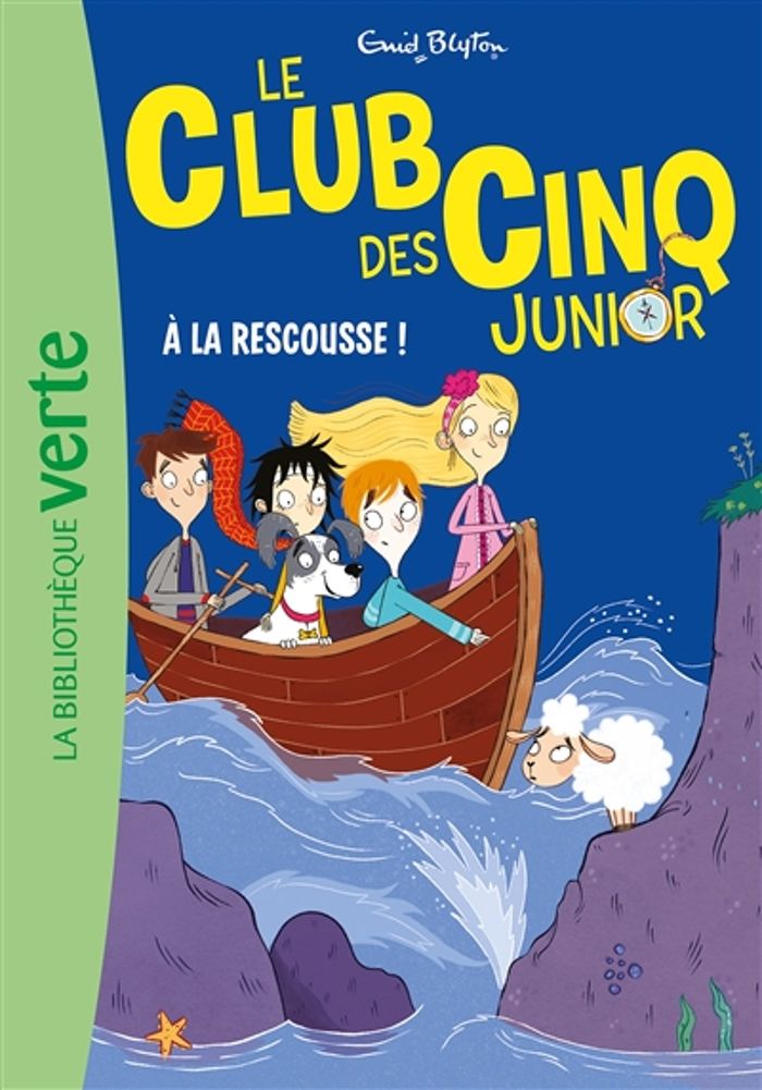 Couverture du livre « À la rescousse ! » de Enid Blyton, librairie Les Contes Infusés à Corte