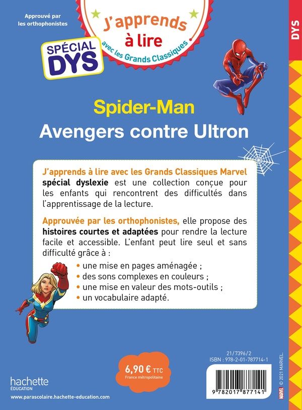 Quatrième de couverture de « Spider-Man »