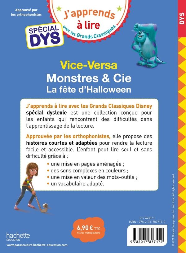 Quatrième de couverture de « Vice-versa : la fête d'Halloween »