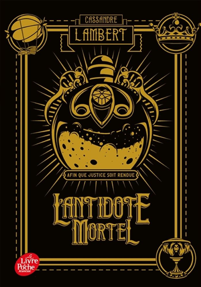 Couverture du livre « L'antidote mortel » de Cassandre Lambert, librairie Les Contes Infusés à Corte