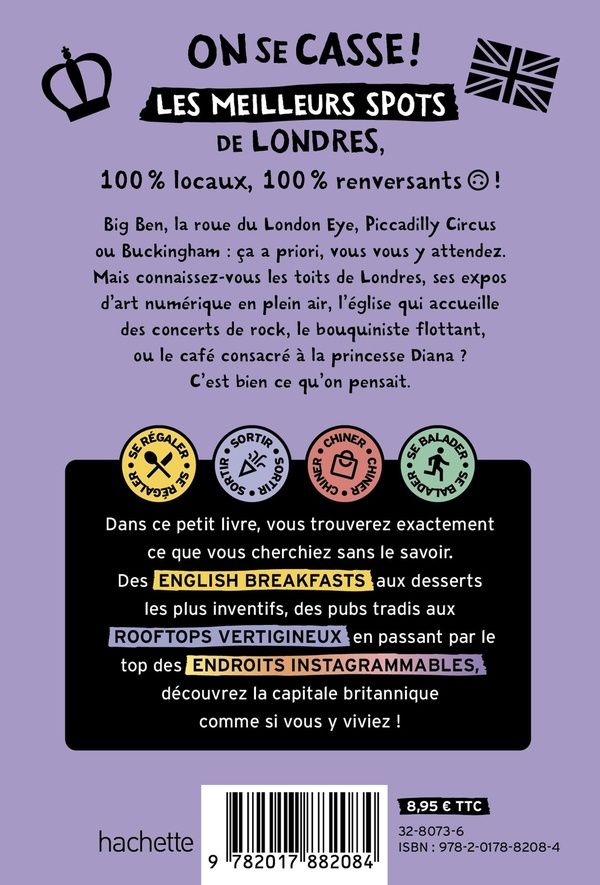 Quatrième de couverture de « Les meilleurs spots à Londres »