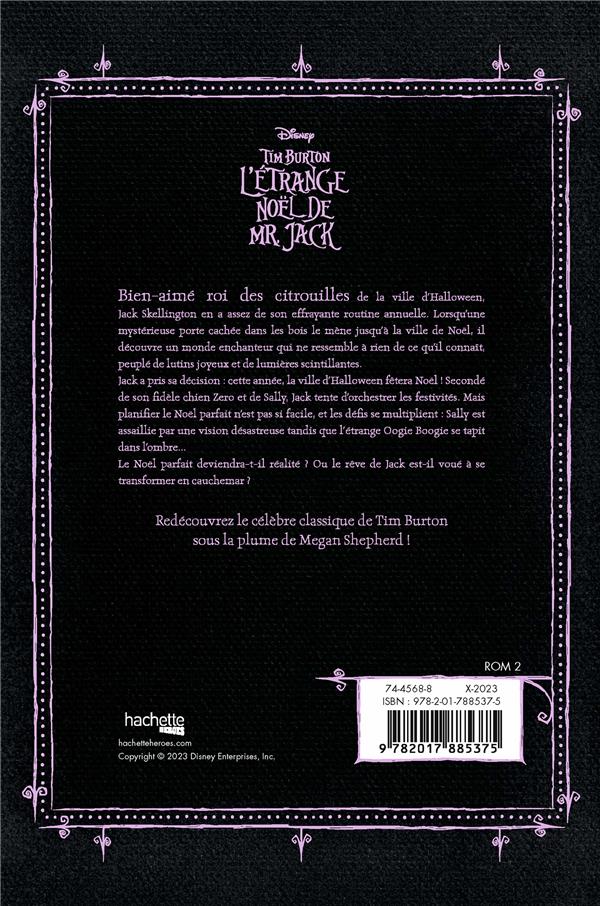 Quatrième de couverture de « LA TRILOGIE DES CITROUILLES - T01 - L'ETRANGE NOEL DE MR JACK - LE ROMAN DU FILM »