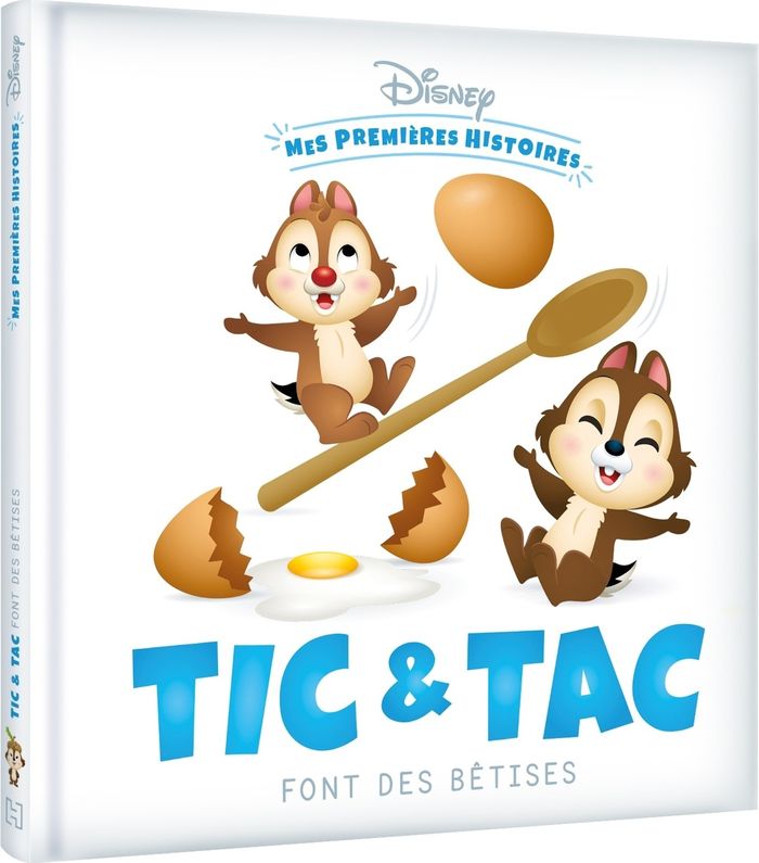 Couverture du livre « DISNEY - MES PREMIERES HISTOIRES - TIC ET TAC FONT DES BETISES » de Xxx, librairie Les Contes Infusés à Corte