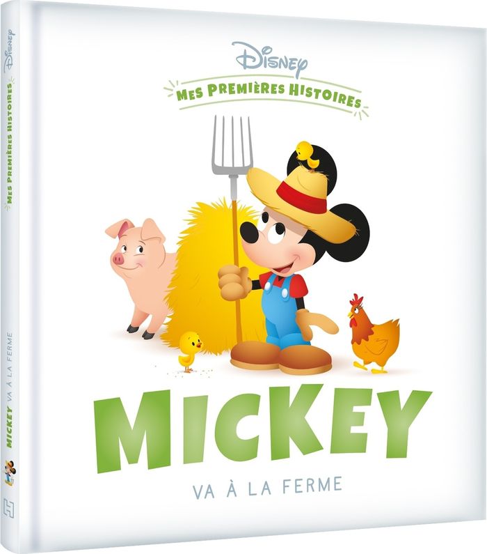 Couverture du livre « DISNEY - MES PREMIERES HISTOIRES - MICKEY VA A LA FERME » de Xxx, librairie Les Contes Infusés à Corte