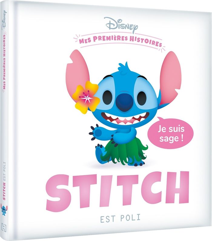 Couverture du livre « DISNEY - MES PREMIERES HISTOIRES - STITCH EST POLI » de Xxx, librairie Les Contes Infusés à Corte