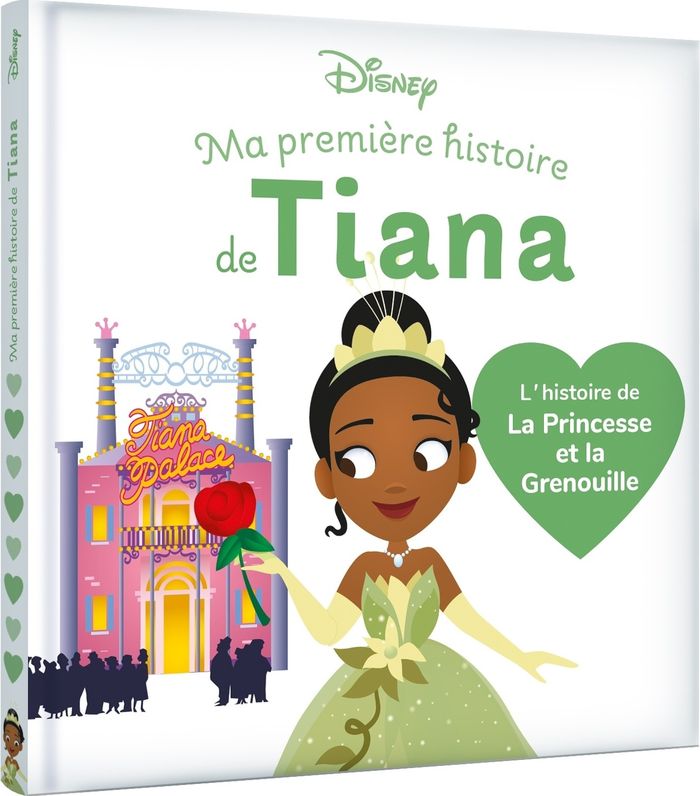 Couverture du livre « DISNEY BABY - MA PREMIERE HISTOIRE DE TIANA, L'HISTOIRE DE LA PRINCESSE ET LA GRENOUILLE » de Xxx, librairie Les Contes Infusés à Corte
