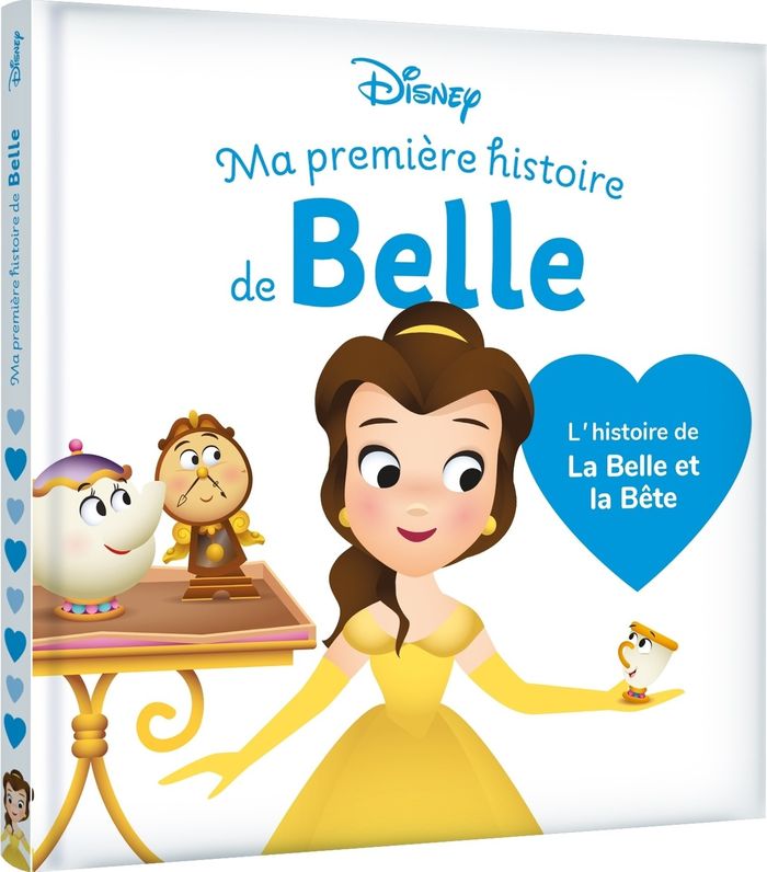 Couverture du livre « DISNEY BABY - MA PREMIERE HISTOIRE DE BELLE, L'HISTOIRE DE LA BELLE ET LA BETE - DISNEY PRINCESSES » de Xxx, librairie Les Contes Infusés à Corte