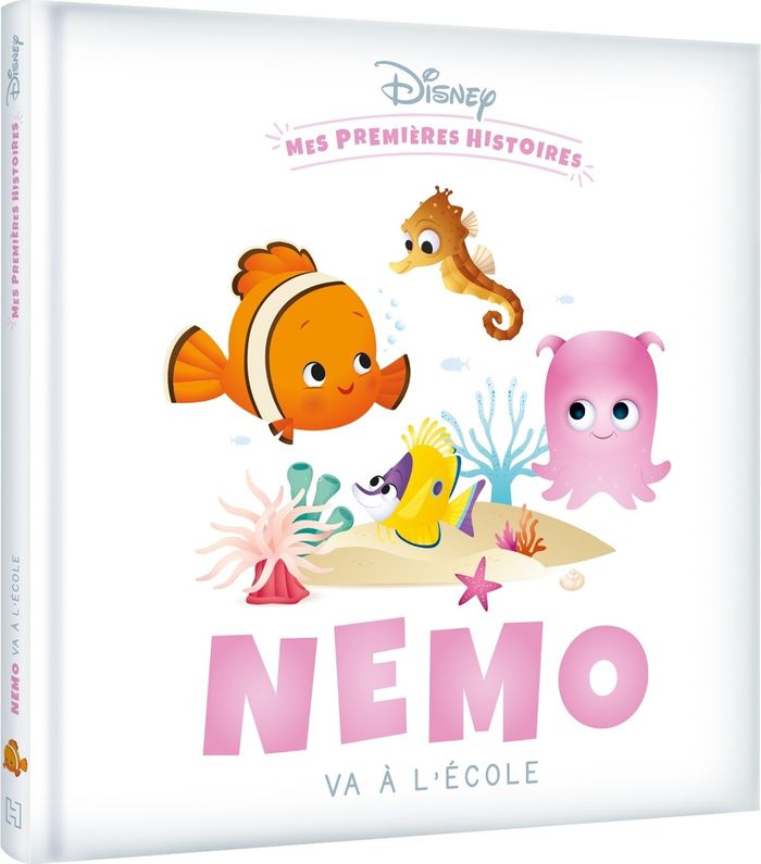 Couverture du livre « DISNEY - MES PREMIERES HISTOIRES - NEMO VA A L'ECOLE » de Xxx, librairie Les Contes Infusés à Corte