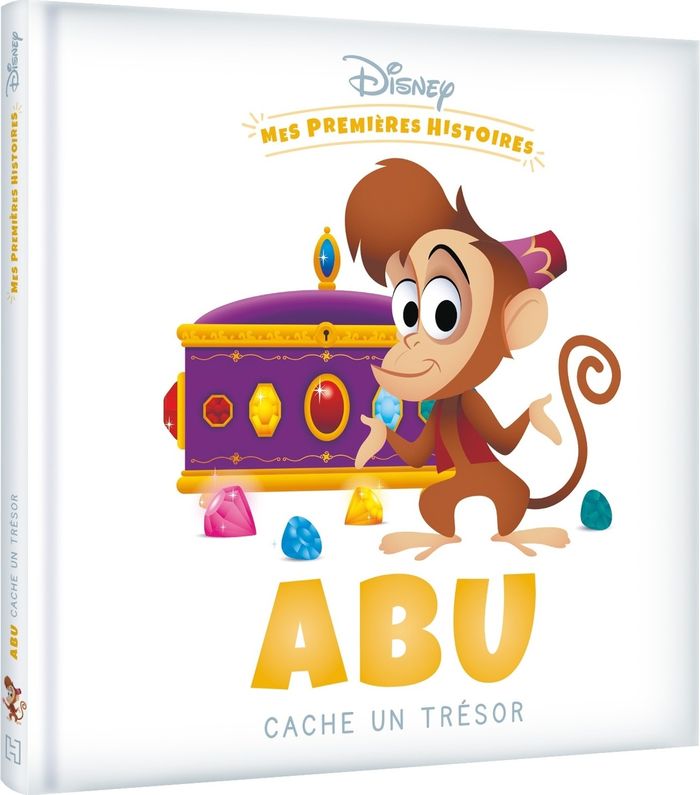 Couverture du livre « DISNEY - MES PREMIERES HISTOIRES - ABU CACHE UN TRESOR » de Xxx, librairie Les Contes Infusés à Corte